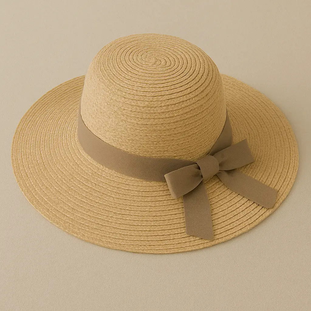 ChatGPT Image Sep 16, 2025, 08_29_58 AM Topi Jerami Dengan Pita - Gambar 1