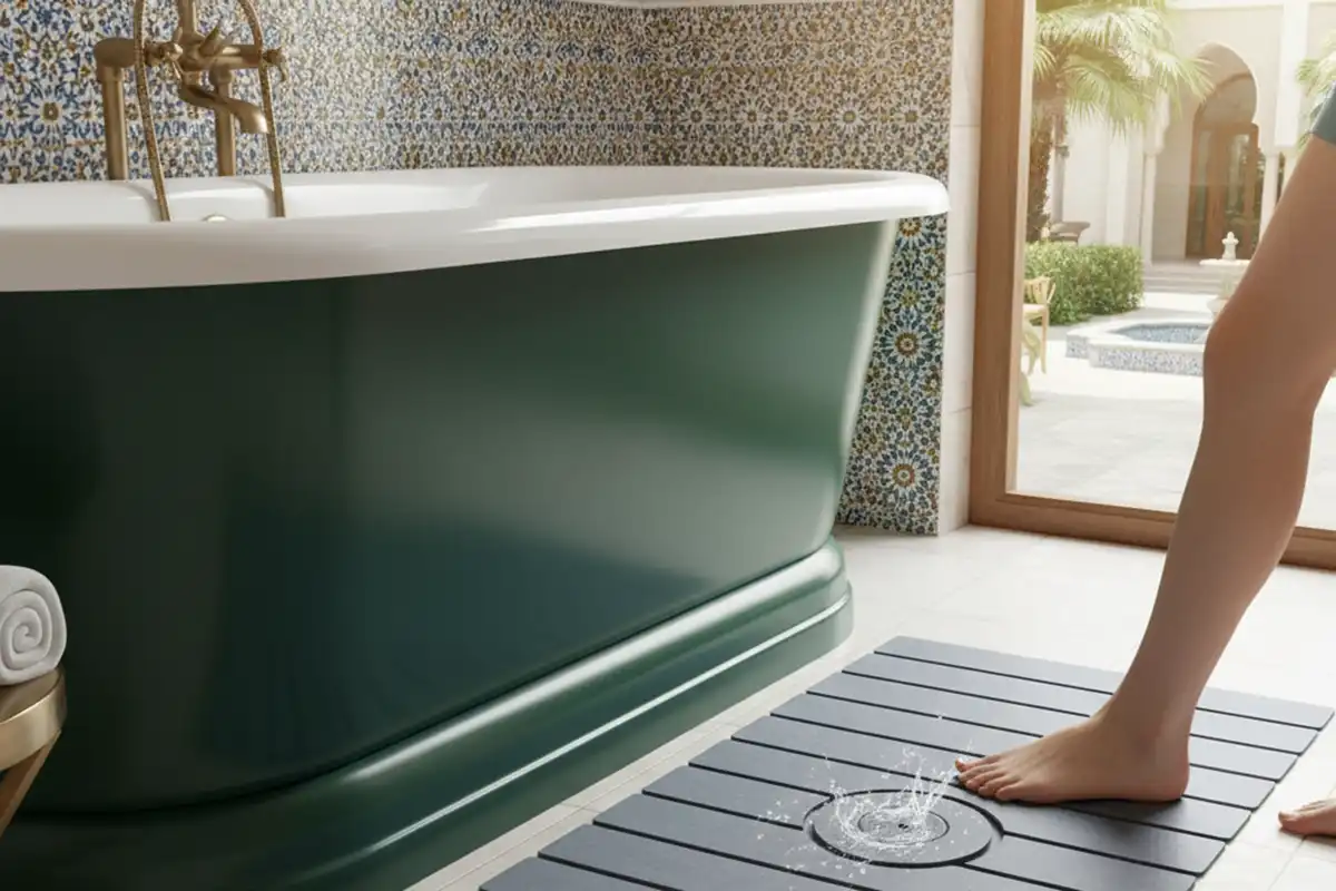 Keset Anti Slip untuk Kamar Mandi yang Efektif Menyerap Air